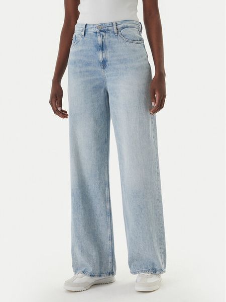 Tommy Jeans Jeansy Claire DW0DW22659 Niebieski Wide Leg. Niebieskie jeansy Tommy Jeans, bez wzorów. Za 273.99 zł.