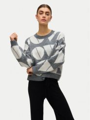 Vero Moda Sweter Love 10331432 Szary Regular Fit. Szare swetry Vero Moda, s, bez wzorów, z syntetyku, bez ramiączek. Za 179.99 zł.