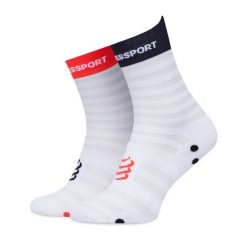 Skarpety krótkie Compressport. Białe skarpety Compressport, bez wzorów. Za 79.99 zł.