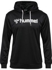 Bluza z kapturem Hummel Logo. Czarne bluzy Hummel, m, bez wzorów, z materiału, z kapturem. Za 167.00 zł.
