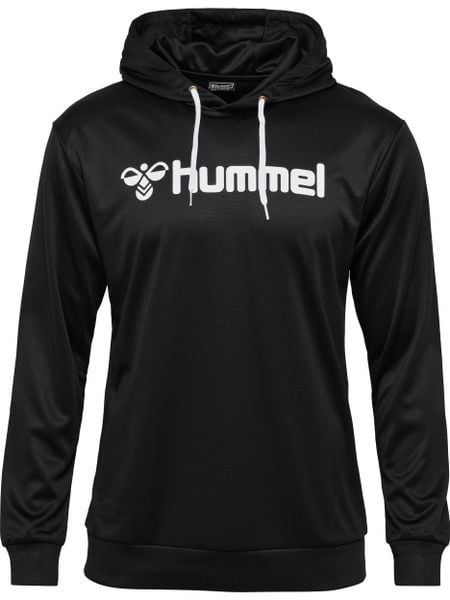 Bluza z kapturem Hummel Logo. Czarne bluzy Hummel, l, bez wzorów, z materiału, z kapturem. Za 174.30 zł.