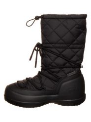 Moon Boot Kozaki zimowe "Mezzaluna" w kolorze czarnym rozmiar: 43. Czarne kozaki Moon Boot, na zimę, z materiału, bez obcasa, bez zapięcia. Za 504.95 zł.