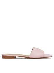 LAUREN RALPH LAUREN Klapki Everley 802959143007 Różowy. Czerwone klapki Lauren Ralph Lauren, bez wzorów, ze skóry, bez obcasa. Za 389.99 zł.