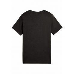 Młodzieżowa koszulka Essentials Logo Lab PUMA Black. Czarna bluzki Puma, l, bez wzorów, młodzieżowe, bez kołnierzyka, bez ramiączek. Za 89.00 zł.