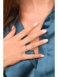 DIAMANTA Złoty pierścionek "Amoureuse" z diamentami rozmiar: 56. Żółte pierścionki DIAMANTA, z diamentem, złote. Za 2,101.99 zł.