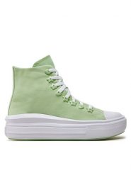 Converse Trampki Chuck Taylor All Star Motion Platform Stars A08100C Zielony. Zielone trampki Converse, bez wzorów, z materiału, bez zapięcia. Za 269.99 zł.