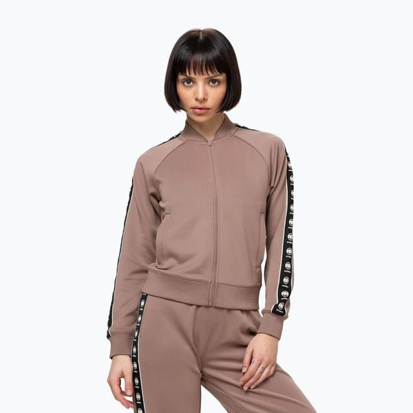 Bluza damska Pitbull Verona Collar Zip. Brązowe bluzy PITBULL, m, bez wzorów, z elastanu, bez kaptura. Za 169.99 zł.