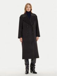 Imperial Płaszcz zimowy KI54IID Czarny Loose Fit. Czarne płaszcze Imperial, na zimę, s, bez wzorów, z syntetyku, bez kaptura. Za 839.99 zł.