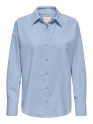ONLY Koszula w kolorze błękitnym rozmiar: XL. Niebieskie koszule Only, xl, bez wzorów, bez kołnierzyka, bez ramiączek. Za 74.81 zł.