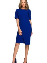 Stylove Sukienka w kolorze niebieskim rozmiar: M. Niebieskie sukienki Stylove, na co dzień, m, bez wzorów, bez kołnierzyka, bez ramiączek, midi, proste. Za 246.95 zł.