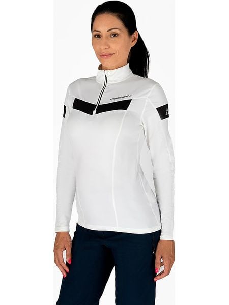 Fischer Bluza polarowa "Gittan" w kolorze białym rozmiar: 46. Białe bluzy FISCHER, bez wzorów, z materiału, bez kaptura. Za 91.56 zł.