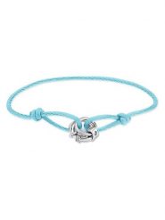 Liebeskind Bransoletka - dł. 21 cm rozmiar: onesize. Różowe bransoletki Liebeskind, ze stali. Za 86.99 zł.