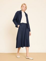 BGN Spódnica w kolorze granatowym rozmiar: 36. Niebieskie spódnice BGN, na imprezę, bez wzorów, midi. Za 130.99 zł.