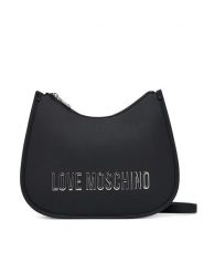 LOVE MOSCHINO Torebka JC4021PP1NKD000B Czarny. Czarne listonoszki Love Moschino, bez wzorów, ze skóry, bez dodatków. Za 1,019.00 zł.