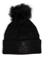 Lauren Ralph Lauren Czapka damska Kobiety czarny jednolity, ONE SIZE. Czarne czapki Lauren Ralph Lauren, bez wzorów. Za 449.95 zł.