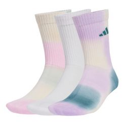Skarpety Tie-Dye 3 Pairs. Fioletowe skarpety Adidas, bez wzorów, z materiału. Za 99.95 zł.