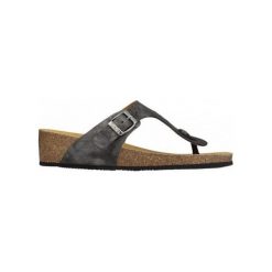 Scholl Damskie japonki Gandia Bioprint Pewter F270391047 (rozmiar 36). Szare klapki Scholl, bez wzorów, z gumy, bez obcasa. W wyprzedaży za 157.00 zł.