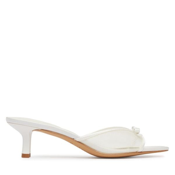 Klapki Aldo. Białe klapki Aldo, bez wzorów, bez obcasa. Za 359.99 zł.