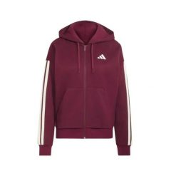 Bluza Adidas Sport W 3S Fl Fz Hd Damskie. Czerwone bluzy Adidas, s, bez wzorów, z bawełny, z kapturem. Za 335.99 zł.