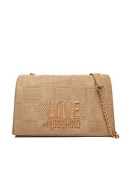 LOVE MOSCHINO Torebka JC4122PP0NKB110A Beżowy. Brązowe torebki klasyczne Love Moschino, bez wzorów, ze skóry, bez dodatków. Za 1,019.00 zł.