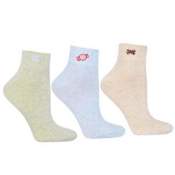 Kolorowe Damskie Skarpetki Moraj Mix Kolor 3 Pary. Niebieskie skarpety Moraj, bez wzorów, z bawełny. Za 29.99 zł.