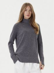 TWINSET Golf 252TP3582 Szary Loose Fit. Szare golfy Twinset, xxl, bez wzorów, z wełny, bez ramiączek. Za 1,199.00 zł.