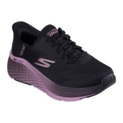 Buty do biegania damskie SKECHERS Max Cushioning Elite 2.0. Czarne obuwie sportowe Skechers, bez zapięcia, do biegania. Za 349.00 zł.