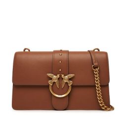 Torebka PINKO. Brązowe listonoszki Pinko, bez wzorów, bez dodatków. Za 1,329.00 zł.