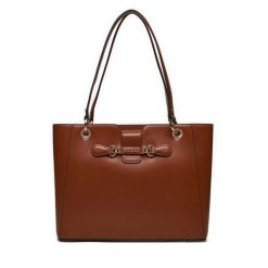 Torebka Guess. Brązowe torebki klasyczne Guess, z aplikacjami, bez dodatków. Za 739.99 zł.