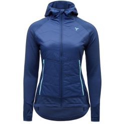 Bluza skiturowa rozpinana damska Silvini Divera WJ1311 PrimaLoft®. Niebieskie bluzy sportowe Silvini, xs, bez wzorów, z materiału, z kapturem. Za 279.99 zł.