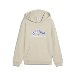 Młodzieżowa bluza z kapturem FtblCulture Olympique Marsylia PUMA. Brązowa bluzy sportowe Puma, m, bez wzorów, z kapturem. Za 239.00 zł.