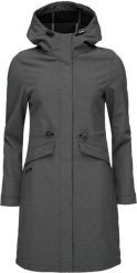 Damski płaszcz softshell Loap Lunara ciemnoszary. Szare płaszcze ÀLG, m, bez wzorów, z elastanu. Za 282.99 zł.