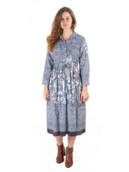 Isla Bonita by SIGRIS Sukienka w kolorze niebieskim rozmiar: XL. Niebieskie sukienki Isla Bonita by SIGRIS, xl, bez wzorów, z bawełny, bez kołnierzyka, bez ramiączek, midi. Za 153.71 zł.