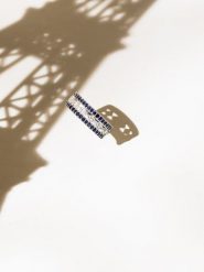 DIAMOND & CO Złoty pierścionek "Melisandre" z diamentami rozmiar: 56. Niebieskie pierścionki Diamond & Co, z diamentem, złote. Za 1,522.99 zł.