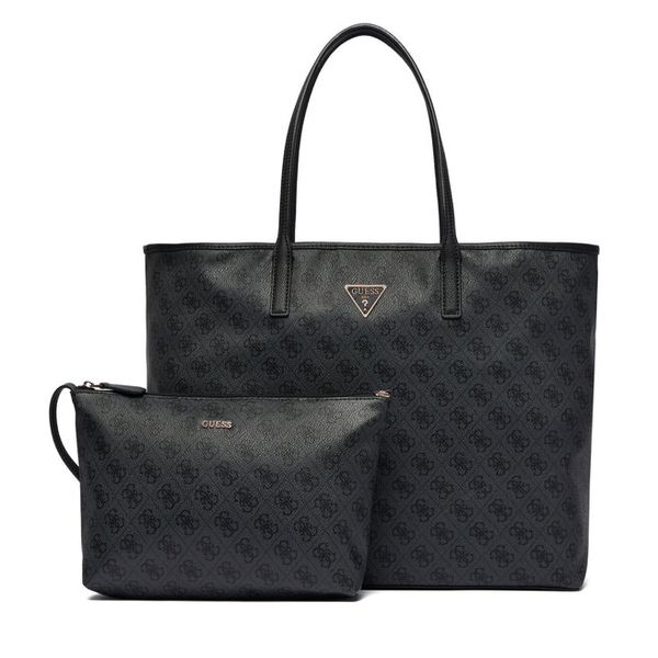 Torebka Guess. Szare torebki klasyczne Guess, z aplikacjami, bez dodatków. Za 439.99 zł.