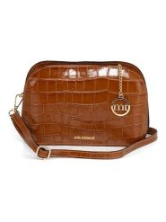 Mia Tomazzi Skórzana torebka w kolorze jasnobrązowym - 24 x 17 x 9 cm rozmiar: onesize. Brązowe torby na ramię Mia Tomazzi, bez wzorów, z materiału, na ramię, bez dodatków. Za 336.45 zł.