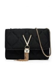 Valentino Torebka Charlotte VBS8H110 Czarny. Czarne torebki klasyczne Valentino, bez wzorów, z materiału, bez dodatków. Za 169.99 zł.