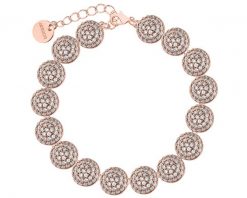 Bransoletka z mosiądzu pozłacana z cyrkoniami. Bransoletki Artelioni, z cyrkonią, pozłacane. Za 429.00 zł.