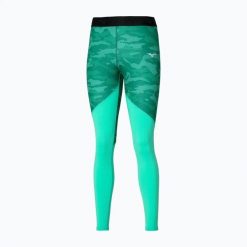 Legginsy do biegania damskie Mizuno Virtual Body G3 Long. Zielone legginsy Mizuno, l, bez wzorów, z elastanu, do biegania. Za 149.99 zł.