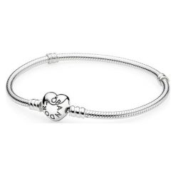 Srebrna bransoletka. Szare bransoletki Pandora, srebrne. W wyprzedaży za 189.95 zł.