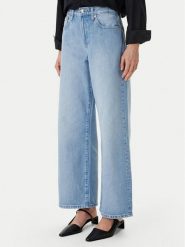 Calvin Klein Jeans Jeansy LV047F662G Niebieski Wide Leg. Niebieskie jeansy Calvin Klein Jeans, bez wzorów. Za 409.99 zł.