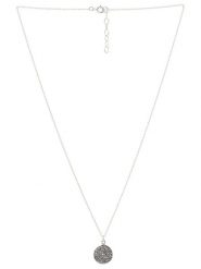 AMAZONIA Srebrny naszyjnik "Istacu" z zawieszką - dł. 42 cm rozmiar: onesize. Szare naszyjniki AMAZONIA, srebrne. Za 89.95 zł.
