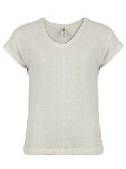 Roadsign Koszulka dzianinowa w kolorze kremowym rozmiar: XL. Brązowe bluzki Roadsign, xl, bez wzorów, z dzianiny, bez kołnierzyka, bez ramiączek. Za 56.79 zł.