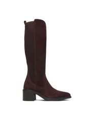Lasocki Kozaki CEO-WS13657-02 Brązowy. Brązowe kozaki Lasocki, bez obcasa, na słupku, bez zapięcia. Za 349.99 zł.