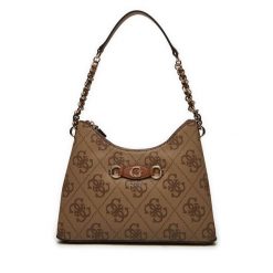 Torebka Guess. Brązowe torebki klasyczne Guess, z aplikacjami, bez dodatków. Za 339.99 zł.