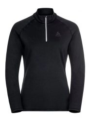 Odlo Bluza polarowa "Besso" w kolorze czarnym rozmiar: L. Czarne bluzy Odlo, l, bez wzorów, z materiału, bez kaptura. Za 180.49 zł.