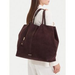 Torebka GINO ROSSI. Brązowe shopper Gino Rossi, bez wzorów, bez dodatków. Za 499.99 zł.