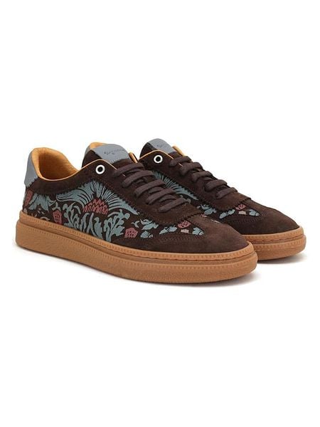 Goby Skórzane sneakersy w kolorze brązowym rozmiar: 37. Brązowe trampki Goby, bez wzorów, bez zapięcia. Za 224.95 zł.