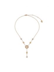 Guess Naszyjnik JUBN05 496JW Złoty. Żółte naszyjniki Guess, metalowe. Za 449.99 zł.