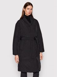 Calvin Klein Płaszcz zimowy K20K204158 Czarny Regular Fit. Czarne płaszcze Calvin Klein, na zimę, m, bez wzorów, z syntetyku, bez kaptura. Za 1,049.00 zł.